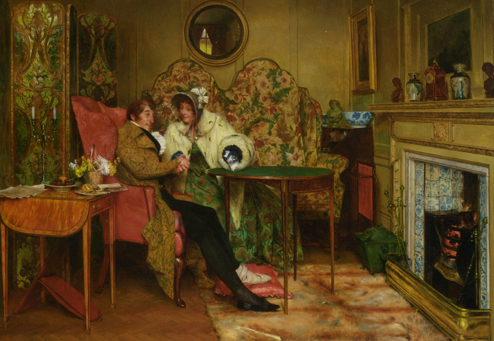 A Sure Cure for the Gout by Walter-Dendy Sadler-English Painting
