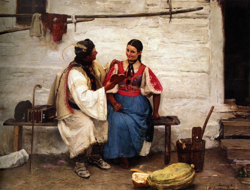 A Token of Love by Dominik Skuteczki-Oil Painting
