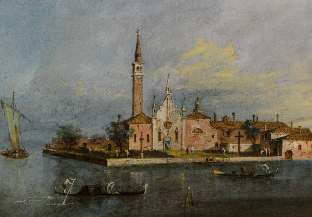 A View of the Island of S Lazzaro by Giacomo Guardi