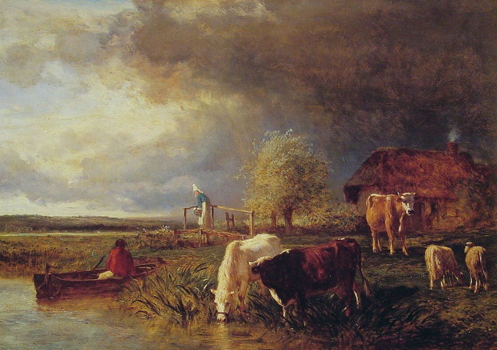 Approaching Storm by Constant Troyon-French Painting