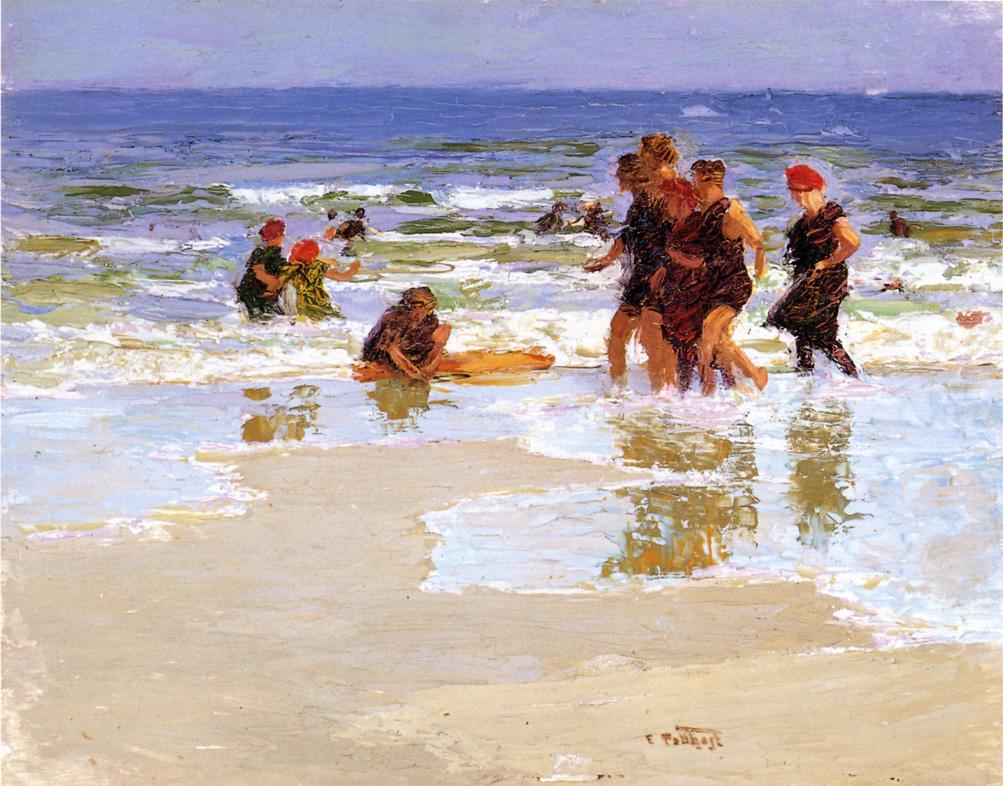 At the Seashore by Edward Potthast