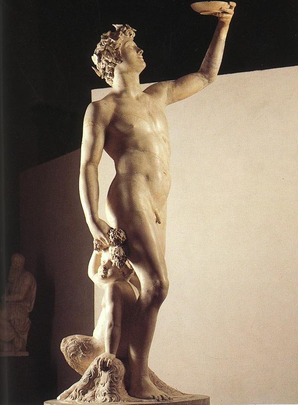 Bacchus by Jacopo Sansovino-Sculpture