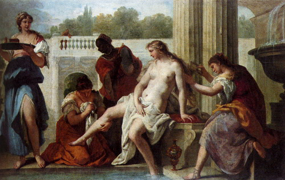 Bathsheba Bathing by Sebastiano Ricci- Oil Painting