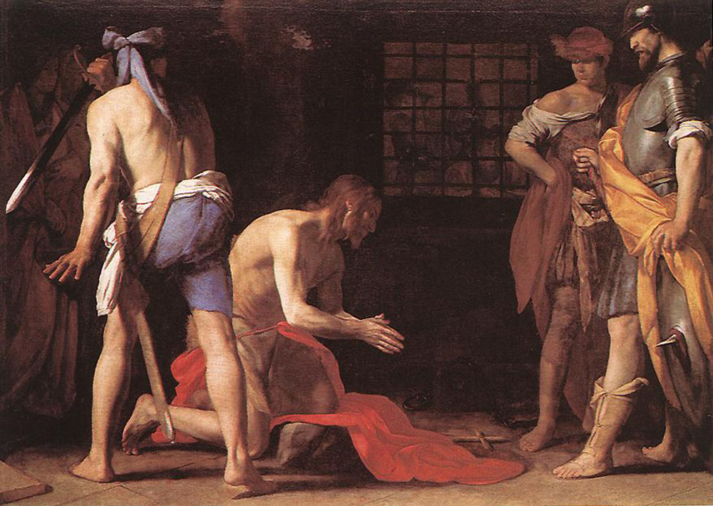 Beheading of St John the Baptist by Massimo Stanzione-Oil Painting