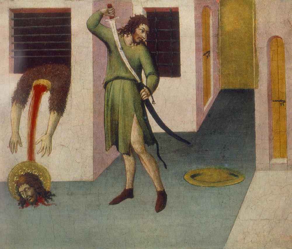 Beheading of St John the Baptist by Pietro di Sano-History Painting