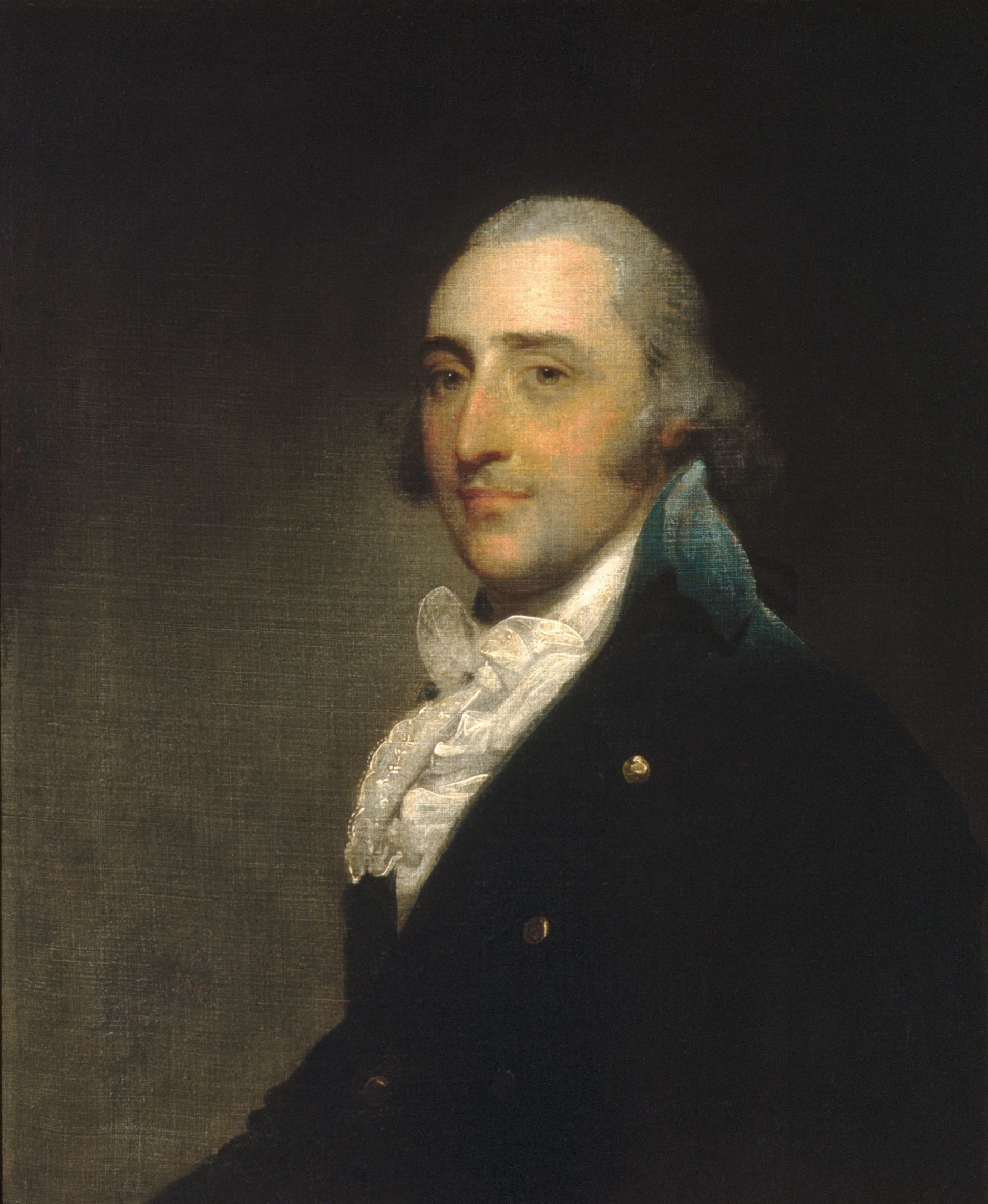 Charles Lee or Gentleman of the Lee Family by Gilbert Stuart-Gentleman Painting