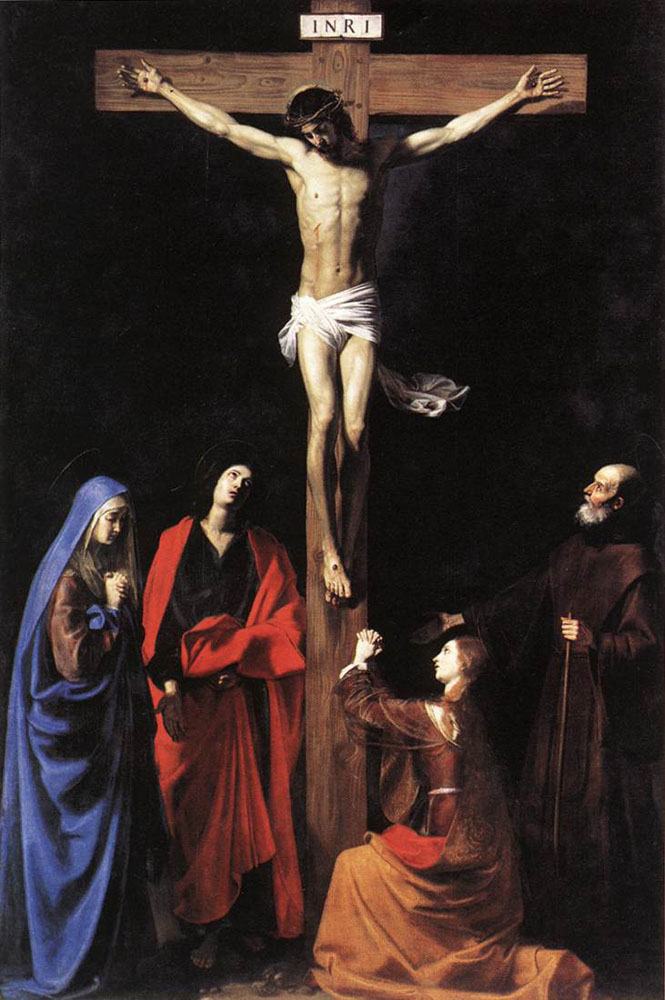 Crucifixion by Nicolas Tournier-History Painting