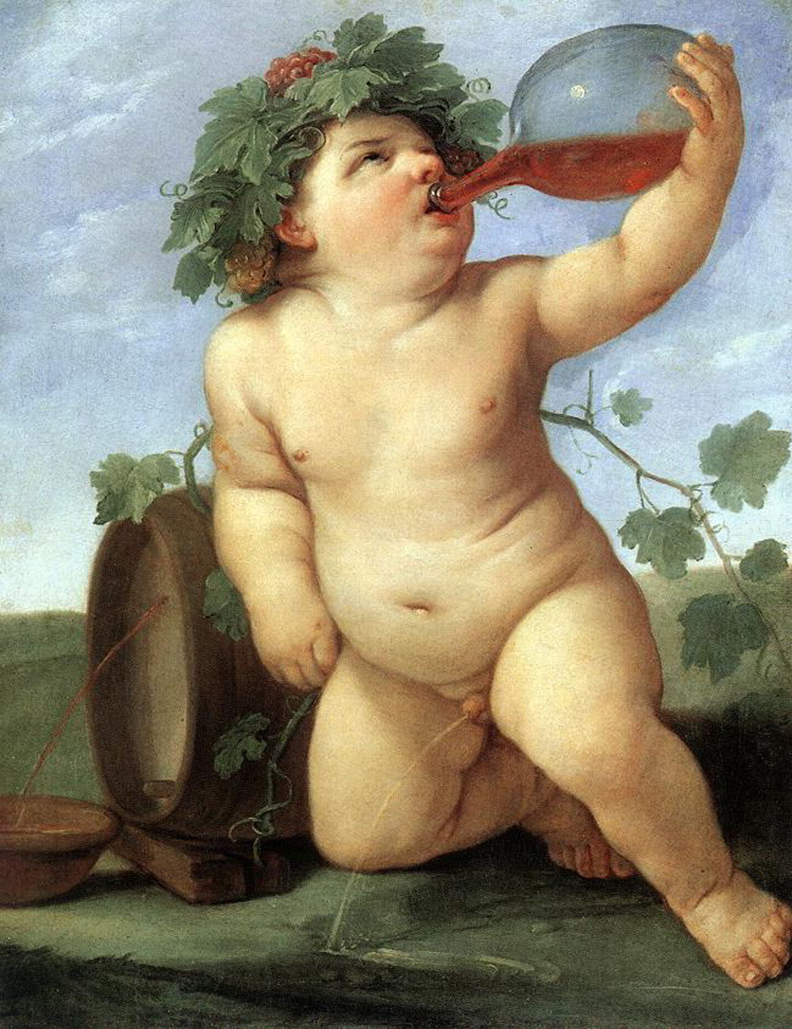 Reni, Drinking Bacchus 1623.jpg