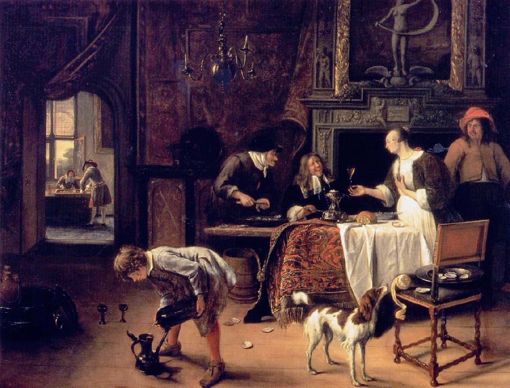 Easy Come, Easy Go by Jan Steen-Oil Painting