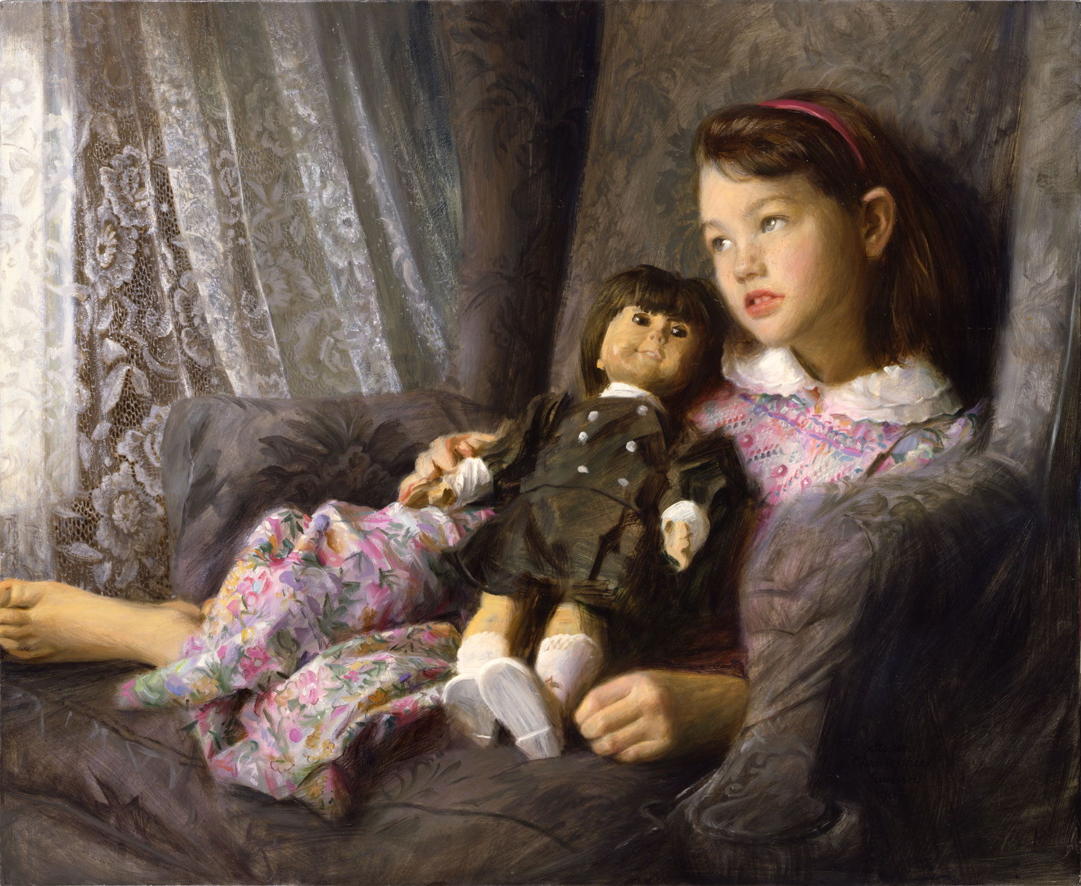 Emily Morris by Steven Christopher Seward-American Painting