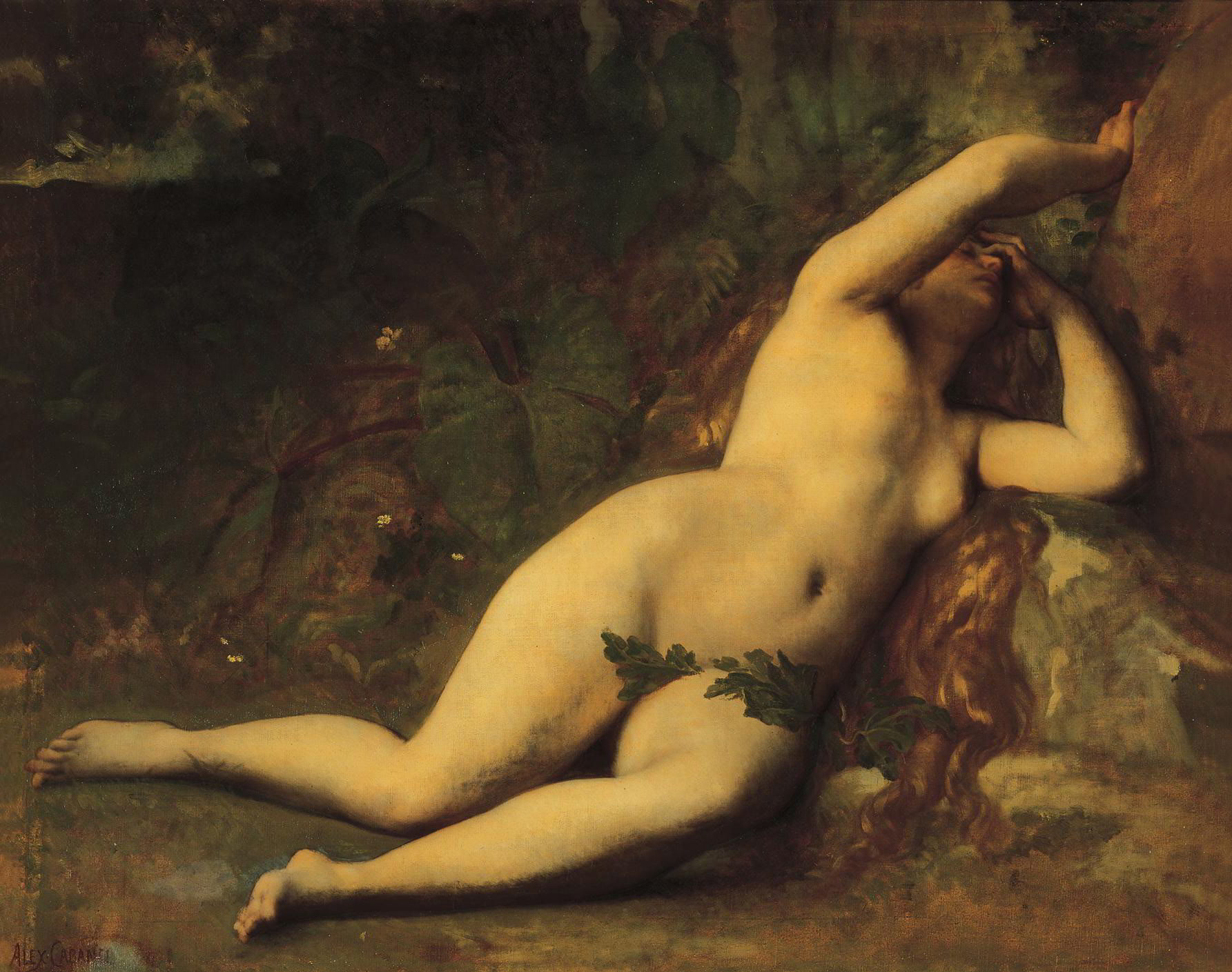 Eve After the Fall by Alexandre Cabanel