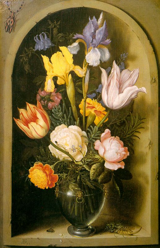 Flowers by Ambrosius Bosschaert the Elder