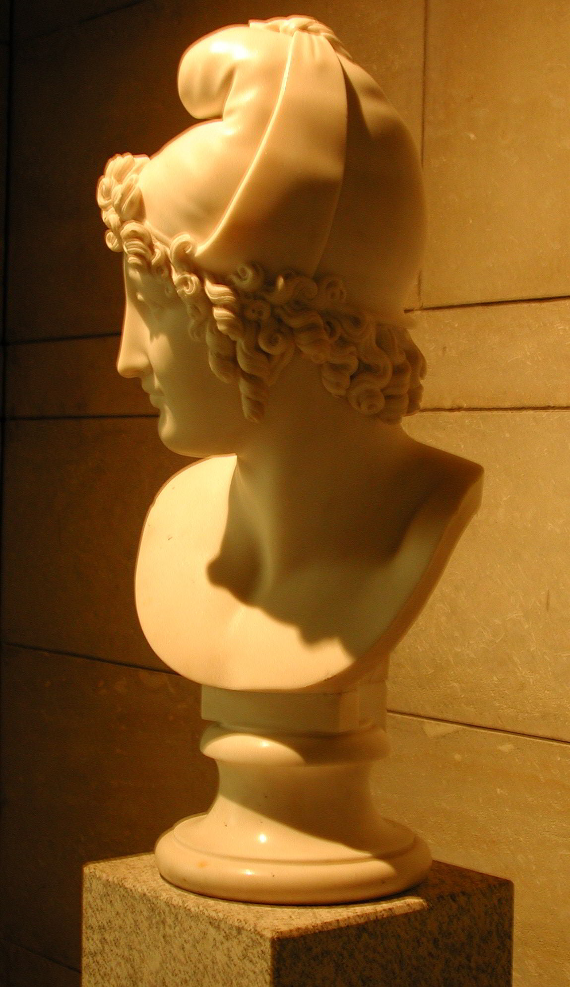 Head of Paris by Bertel Thorvaldsen-Sculpture