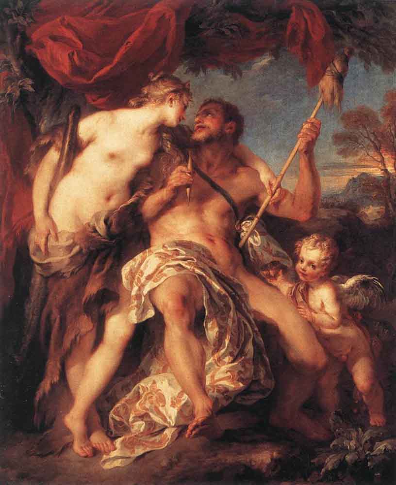 Hercules and Omphale by François Lemoyne