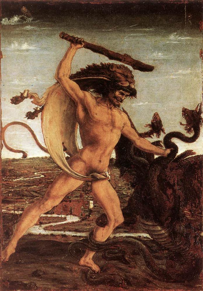 Hercules and the Hydra by Antonio Pollaiolo