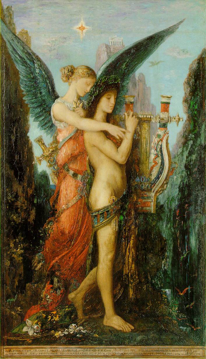 Hesiod and the Muses by Gustave Moreau