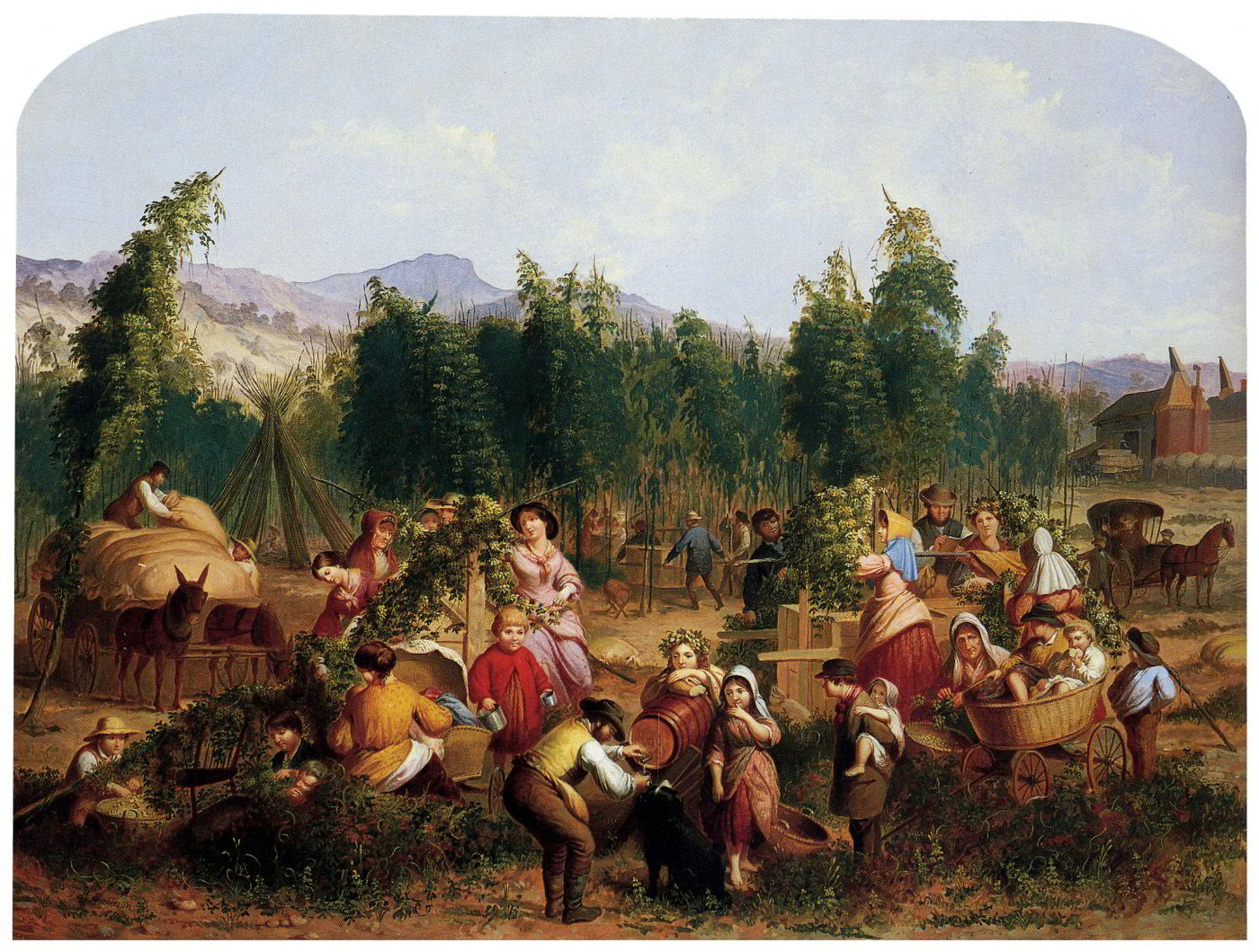 Hop Picking by Tompkins Harrison Matteson