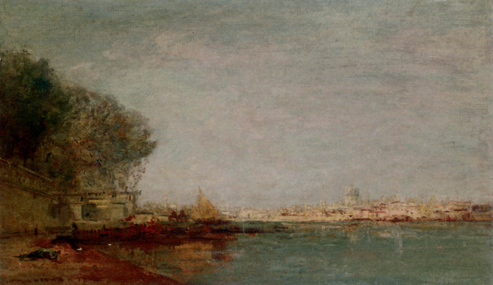Istanbul by Henri Duvieux-Genre Painting