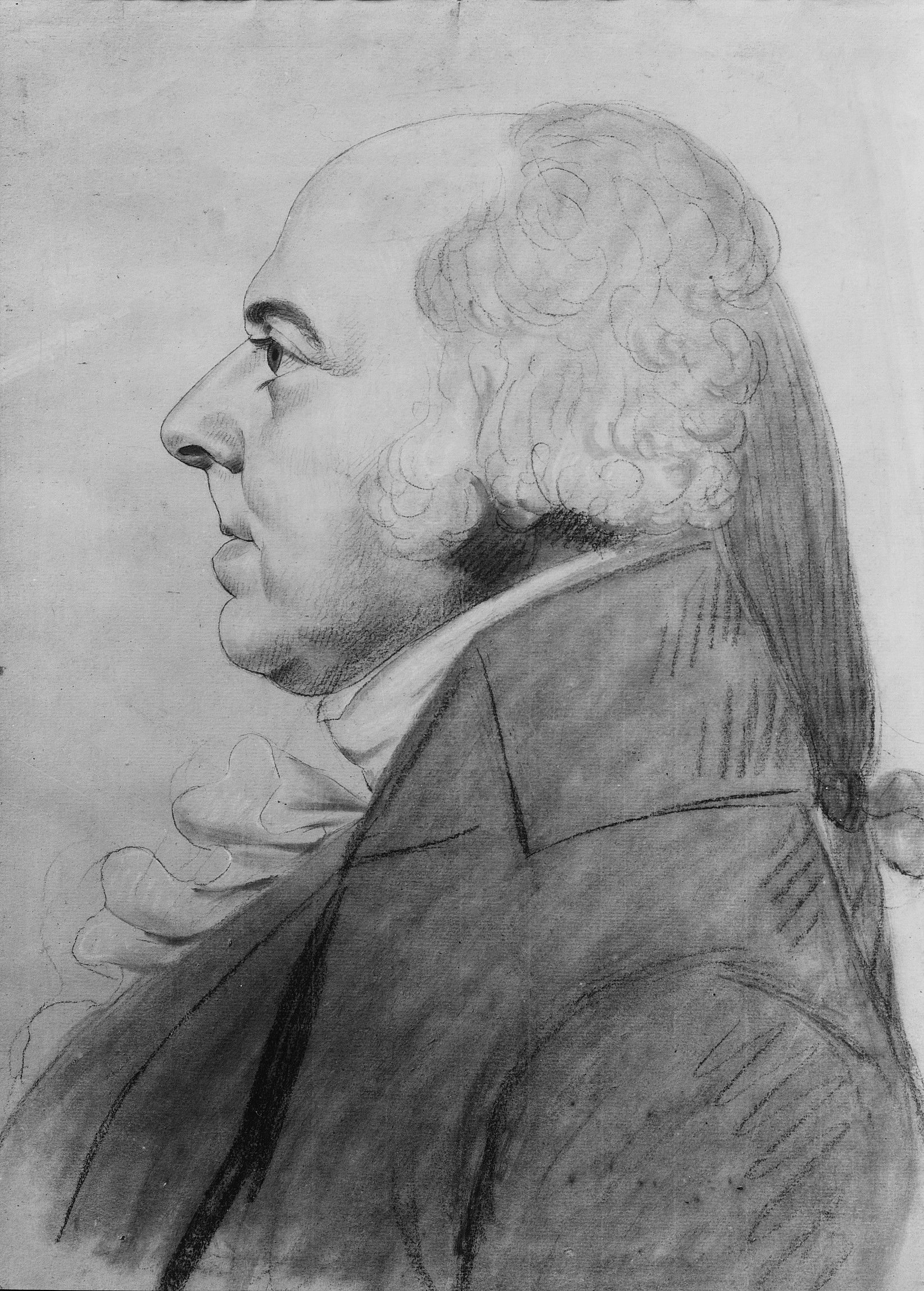John Adams by Charles Balthazar J. F. Saint-Memin-Portrait Painting