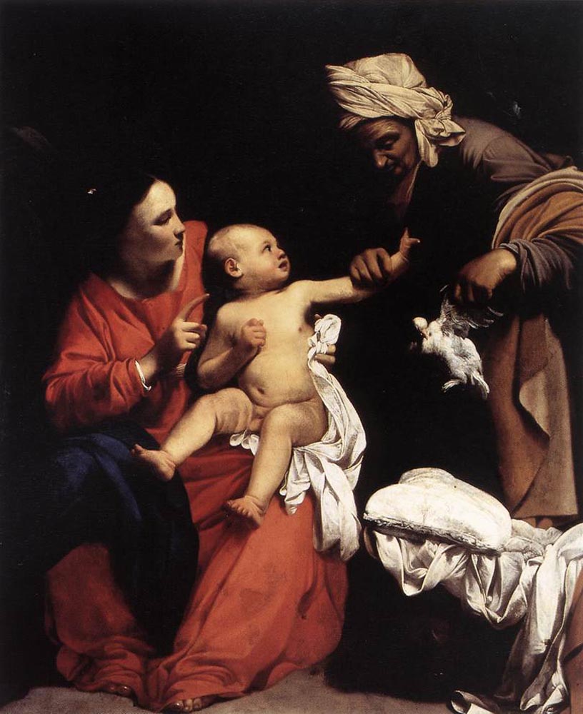 Madonna and Child with St Anne by Carlo Saraceni