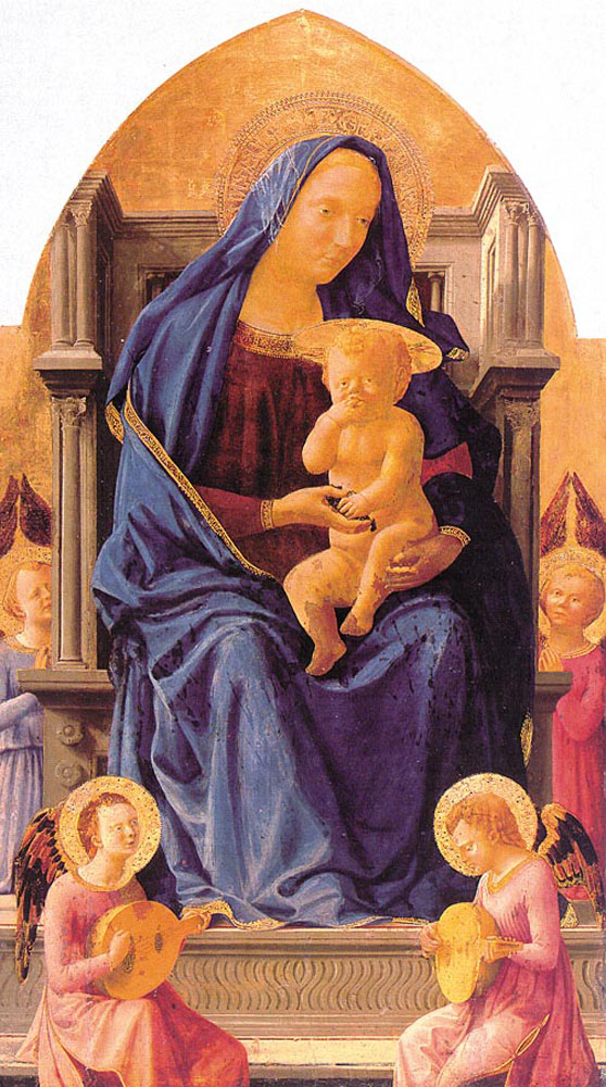 Madonna with Child and Angels by Masaccio