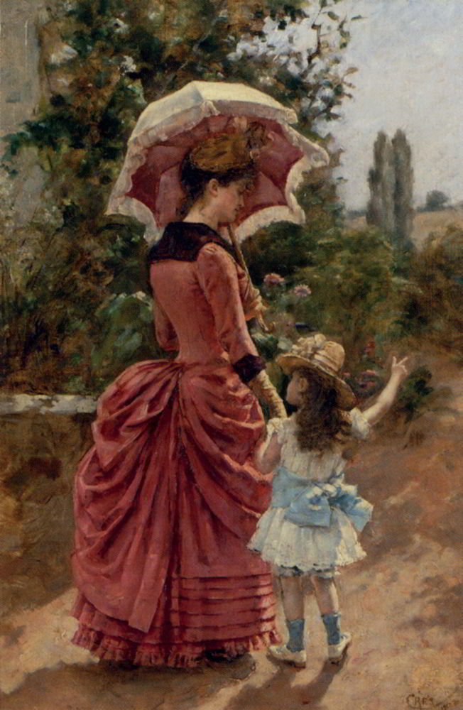 Mother And Child by Charles Cres