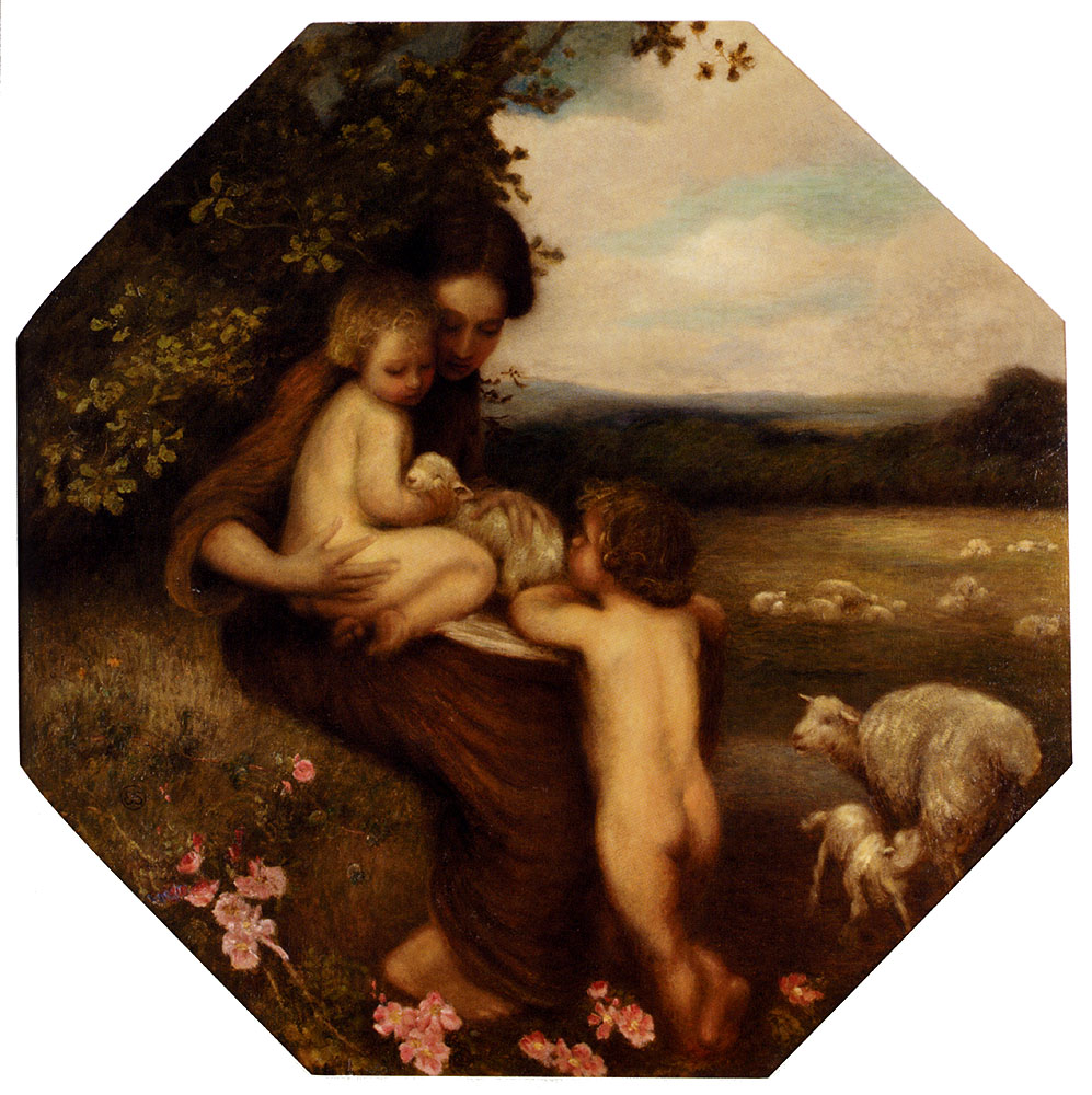 Motherhood by Edward Stott-Oil Painting