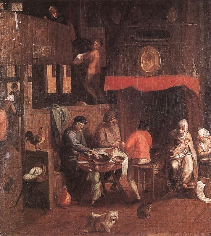 Netherlandish Household by Gillis Mostaert