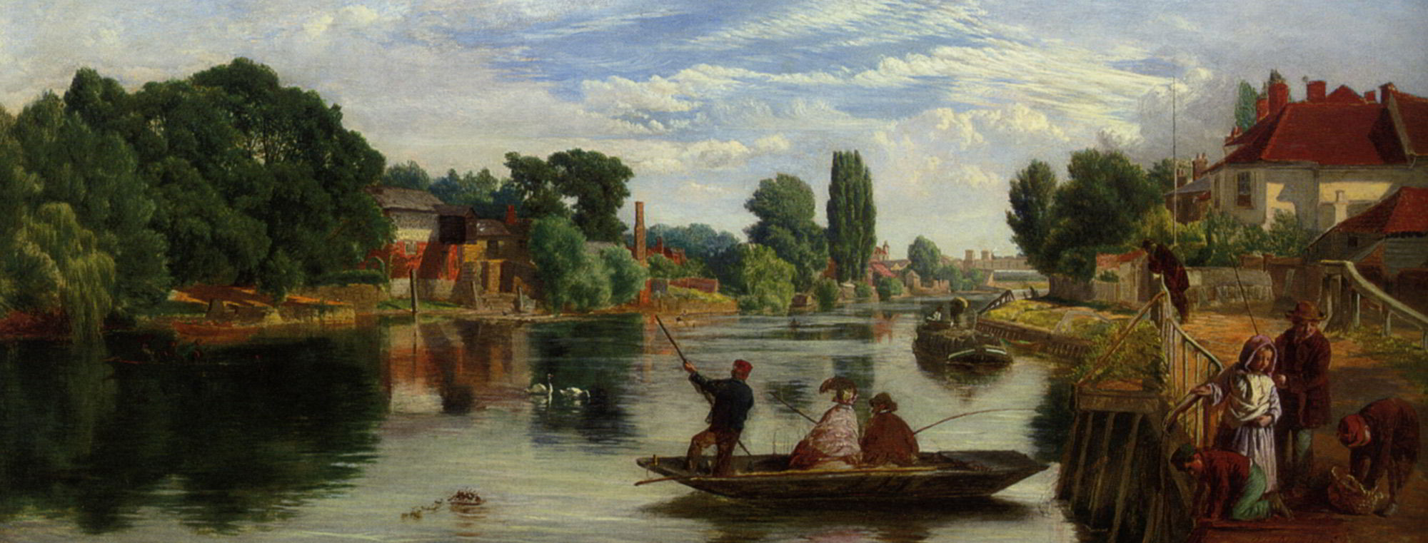 On The Thames by William Henry Knight