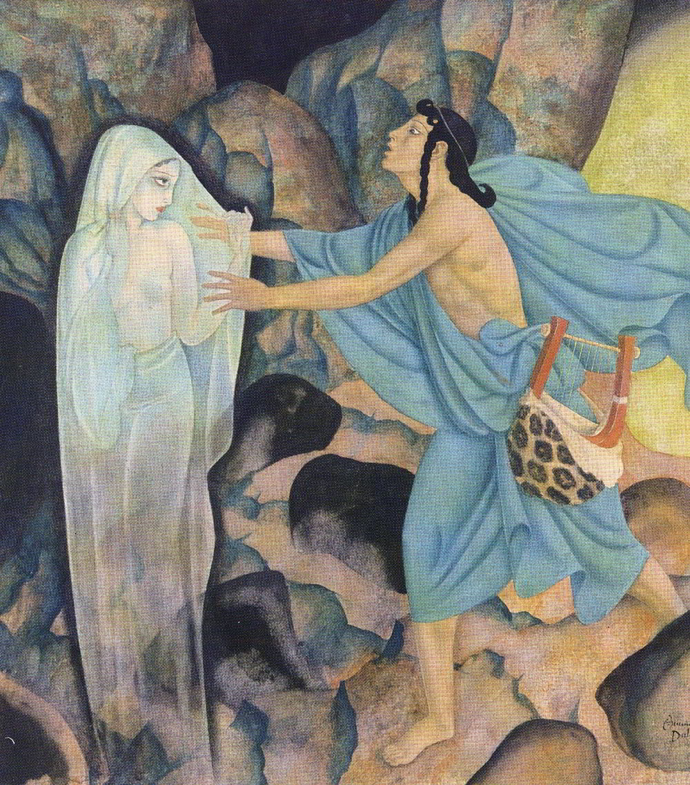Orpheus and Eurydice by Edmund Dulac