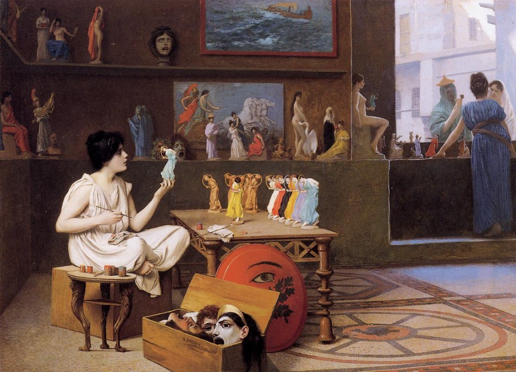 Painting Breathes Life into Sculpture by Jean Leon Gerome
