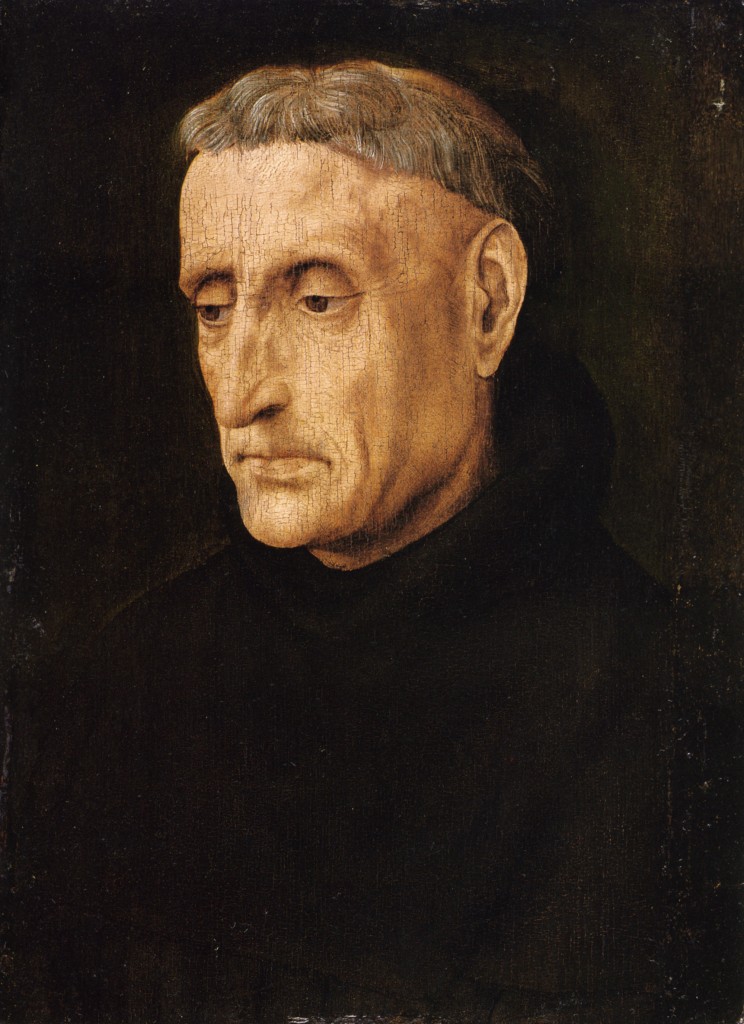 Portrait of a Benedictine Monk by Hugo van der Goes