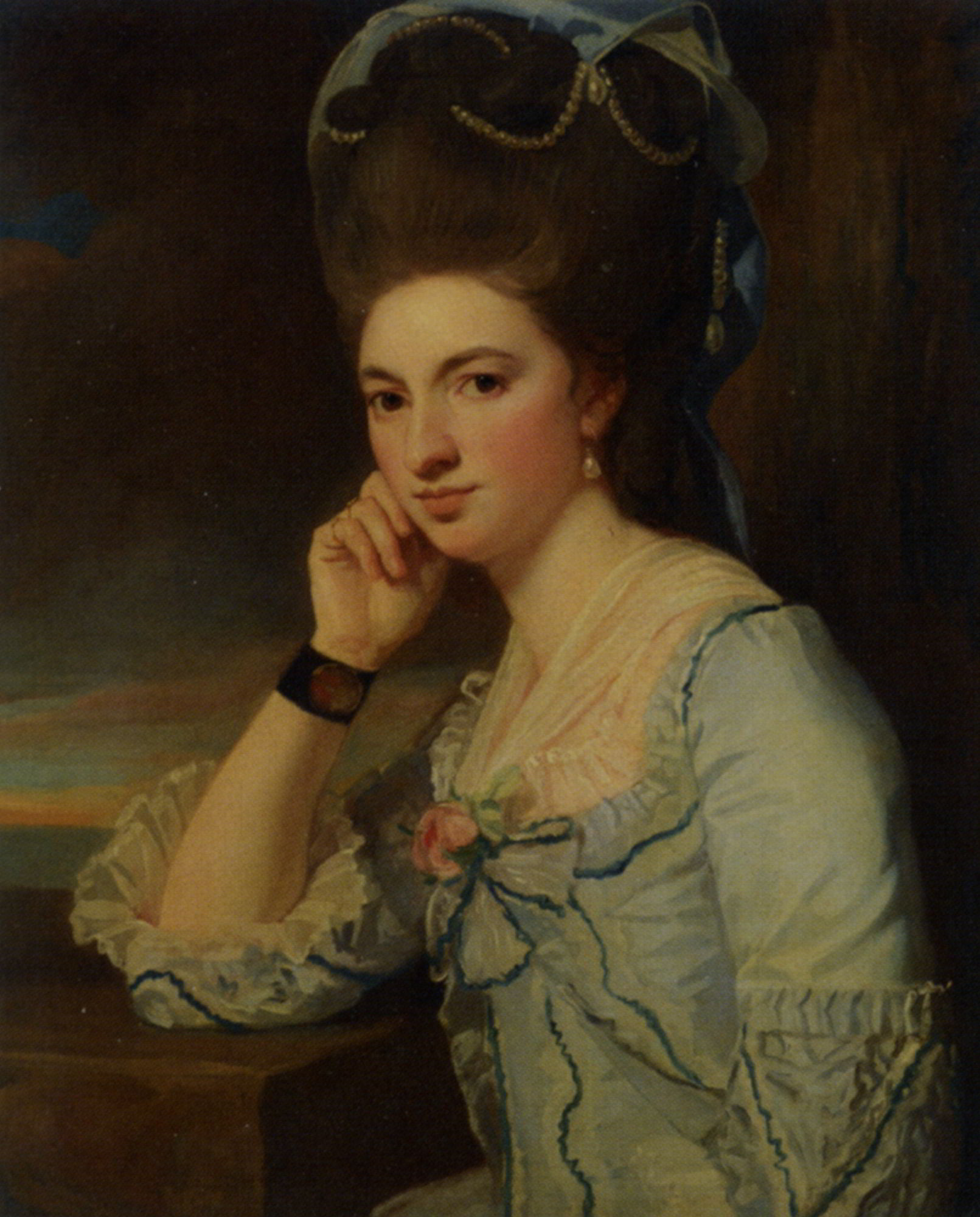 Portrait of a Lady by George Romney-Portrait Painting