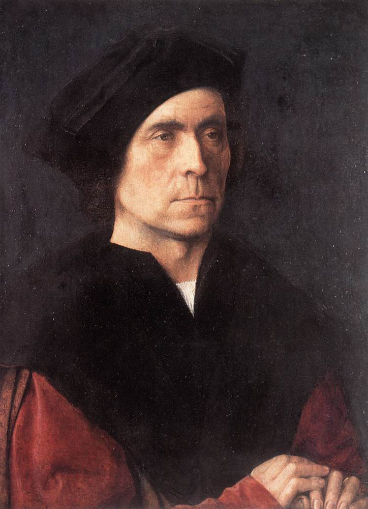 Portrait of a Man by Michel Sittow-Portrait Painting