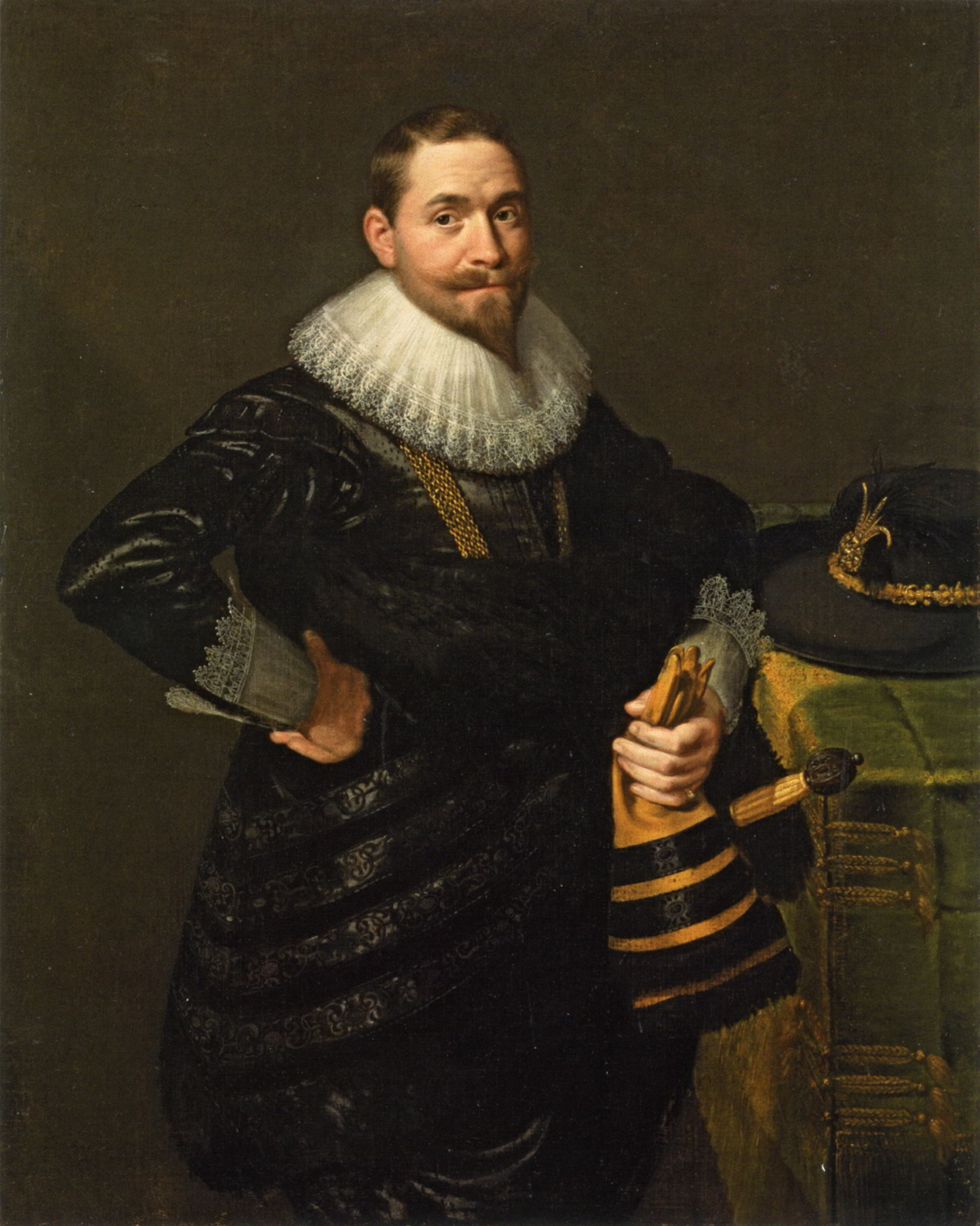 Portrait of a Nobleman by Paulus Moreelse