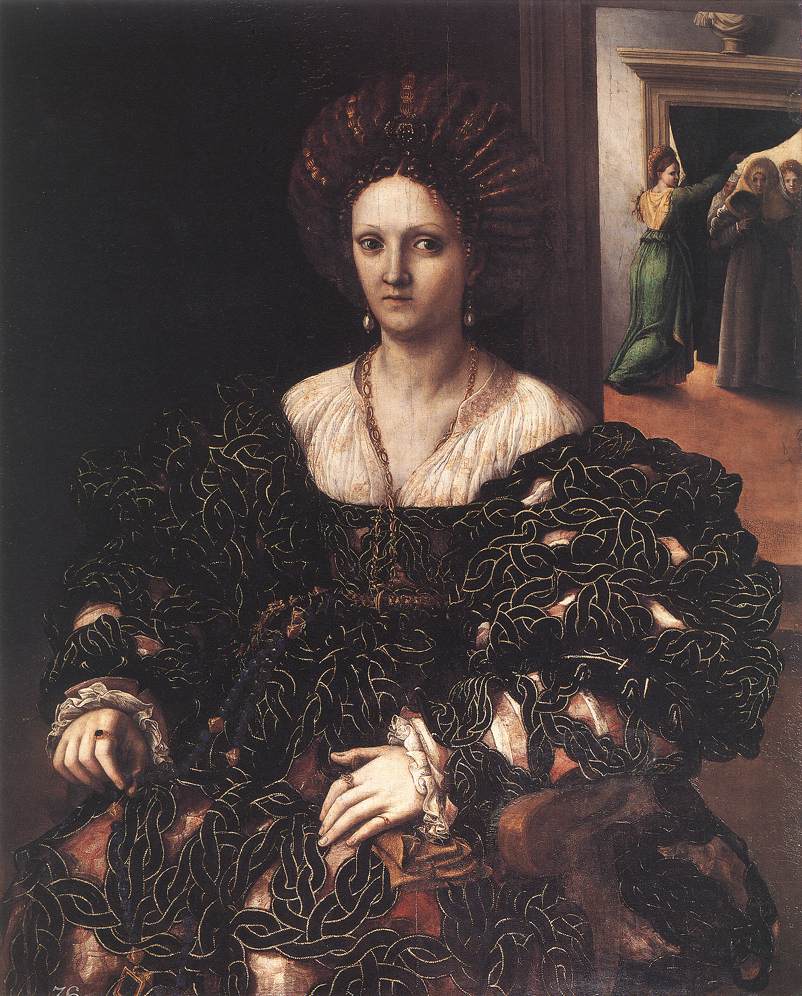 Portrait of a Woman by Giulio Romano-Italian Painting