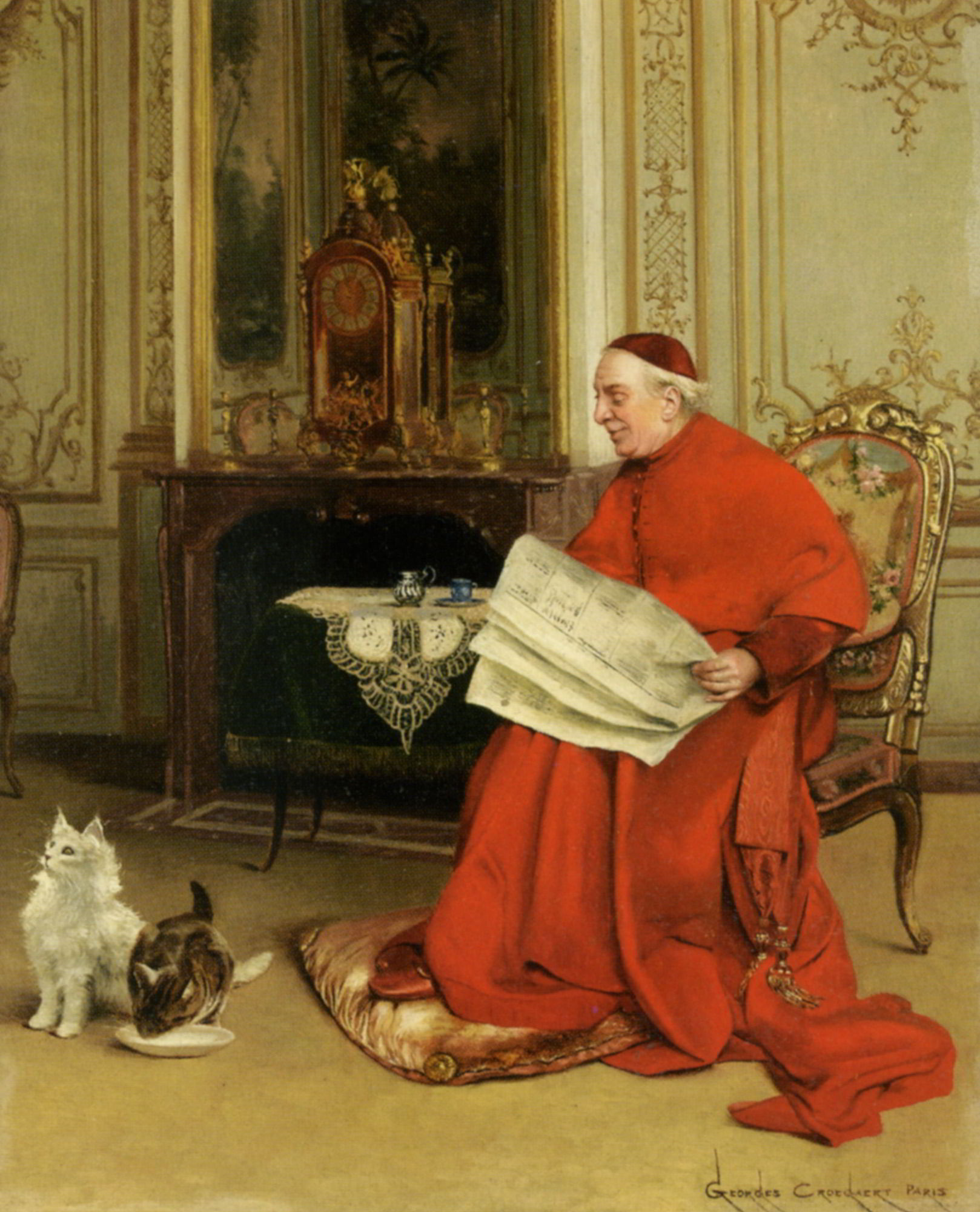 Reading the News by Georges Croegaert