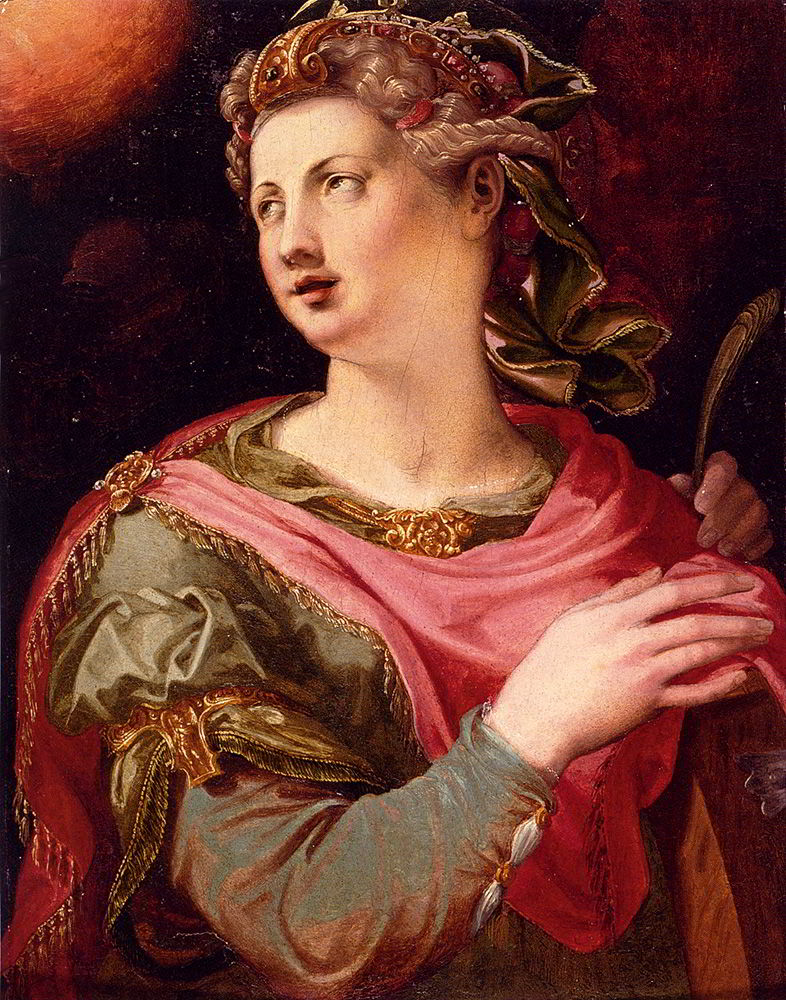 Saint Catherine Of Alexandria by Michele Tosini-Oil Painting