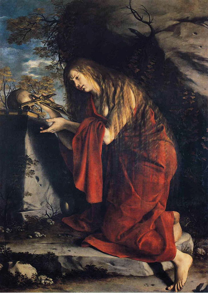 Saint Mary Magdalen in Penitence by Orazio Gentleschi