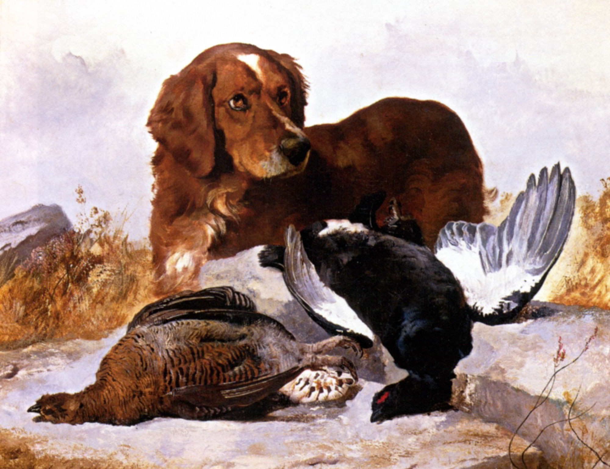 Settler with Game Birds by George W. Horlor