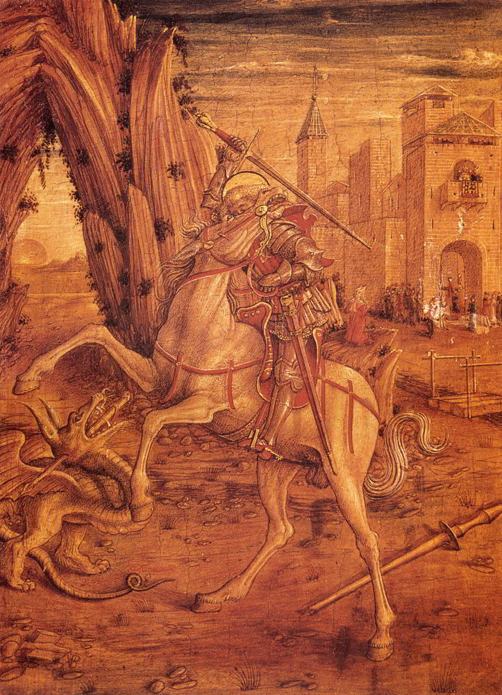 St George And The Dragon by Carlo Crivelli