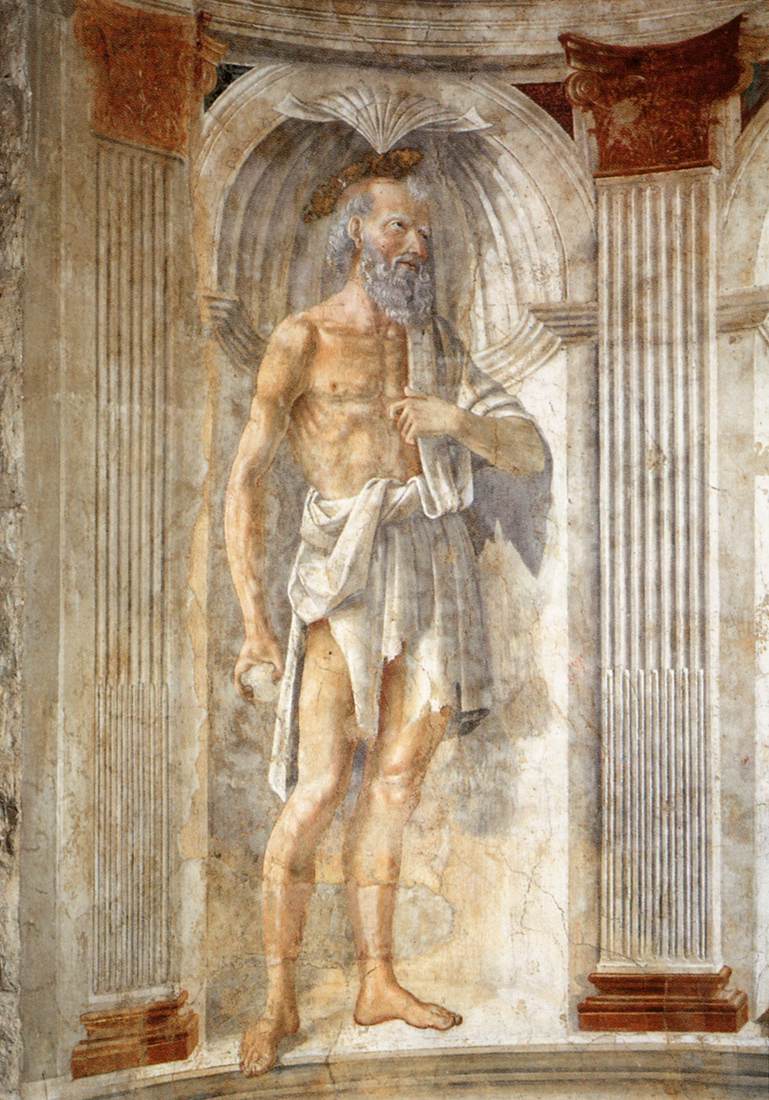 St Jerome by Domenico Ghirlandaio-History Painting