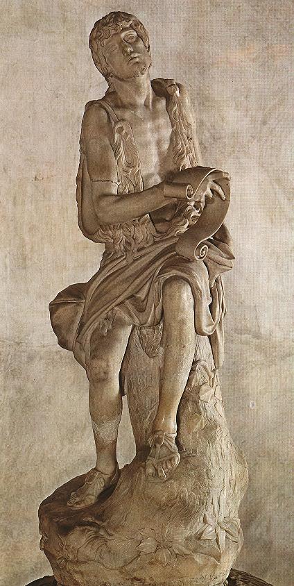 St John the Baptist by Jacopo Sansovino-Sculpture