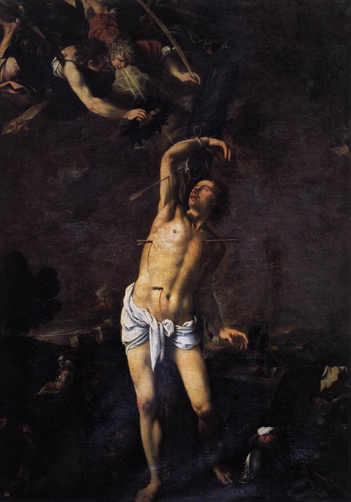 St Sebastian by Pedro Orrente-History Painting