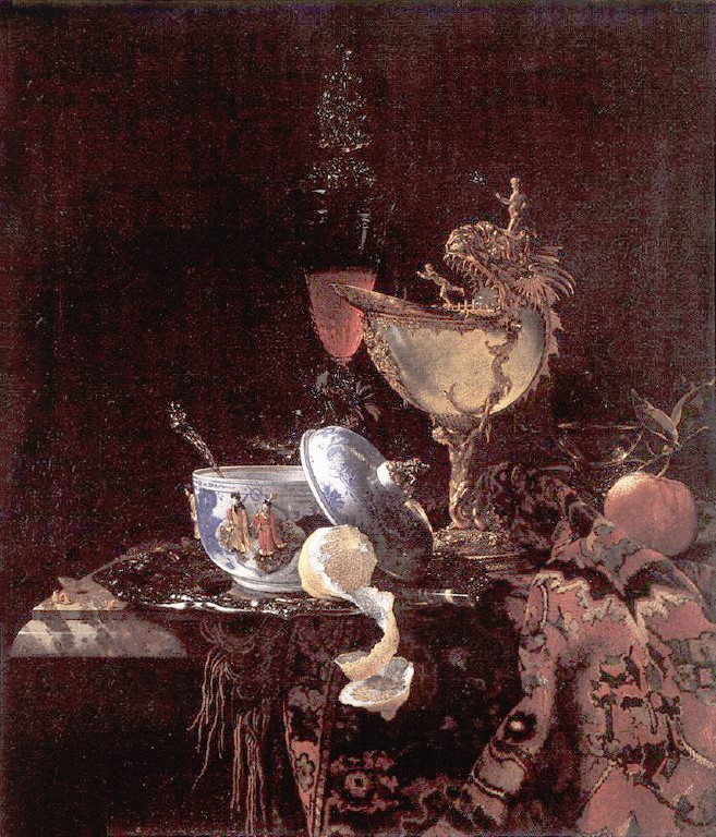 Still Life with Nautilus Cup by Willem Kalf
