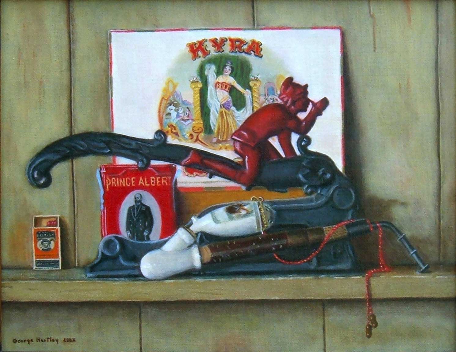 Still Life with Tobacco Cutter by George Hartley