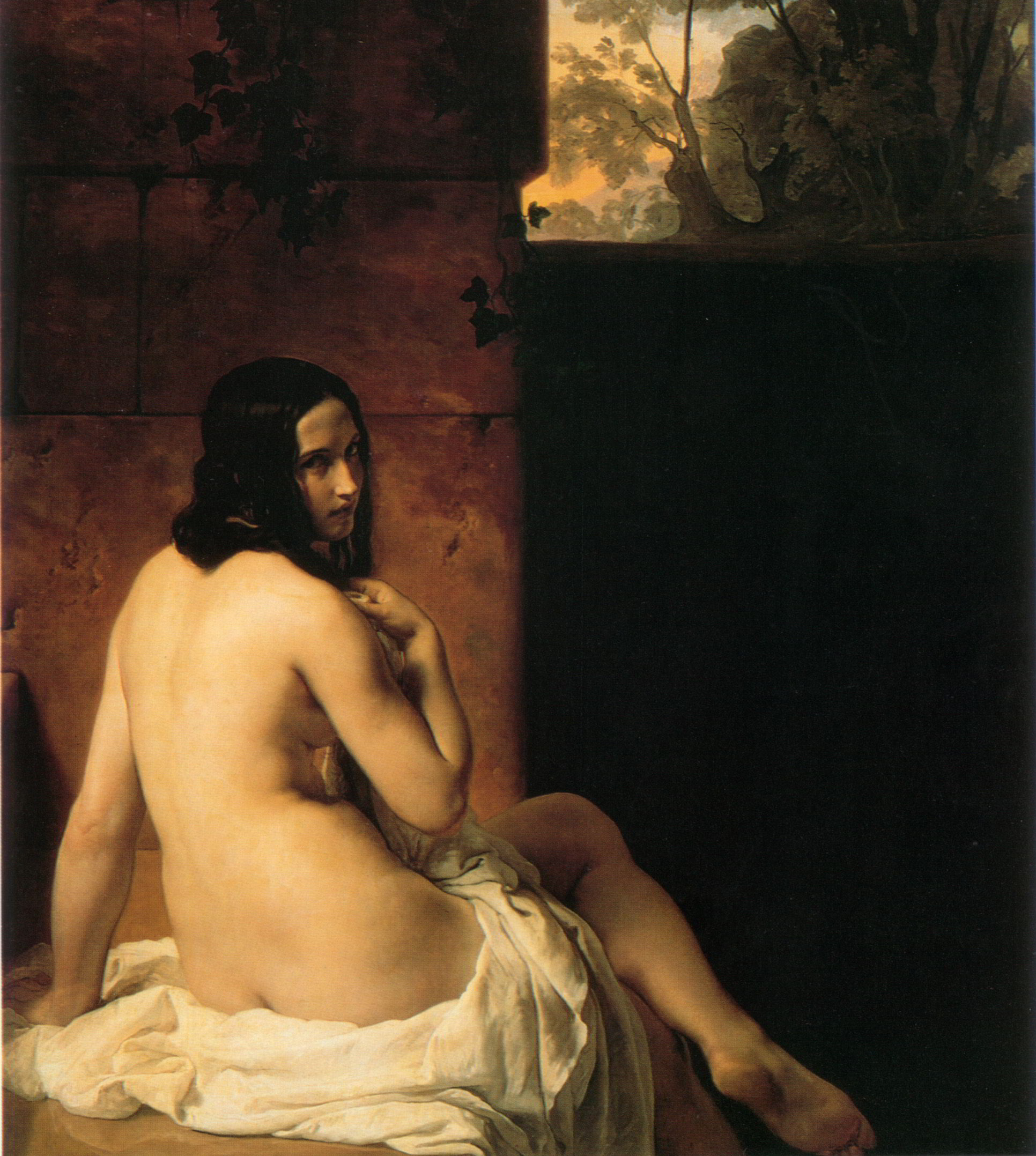 Susanna al bagno by Francesco Hayez