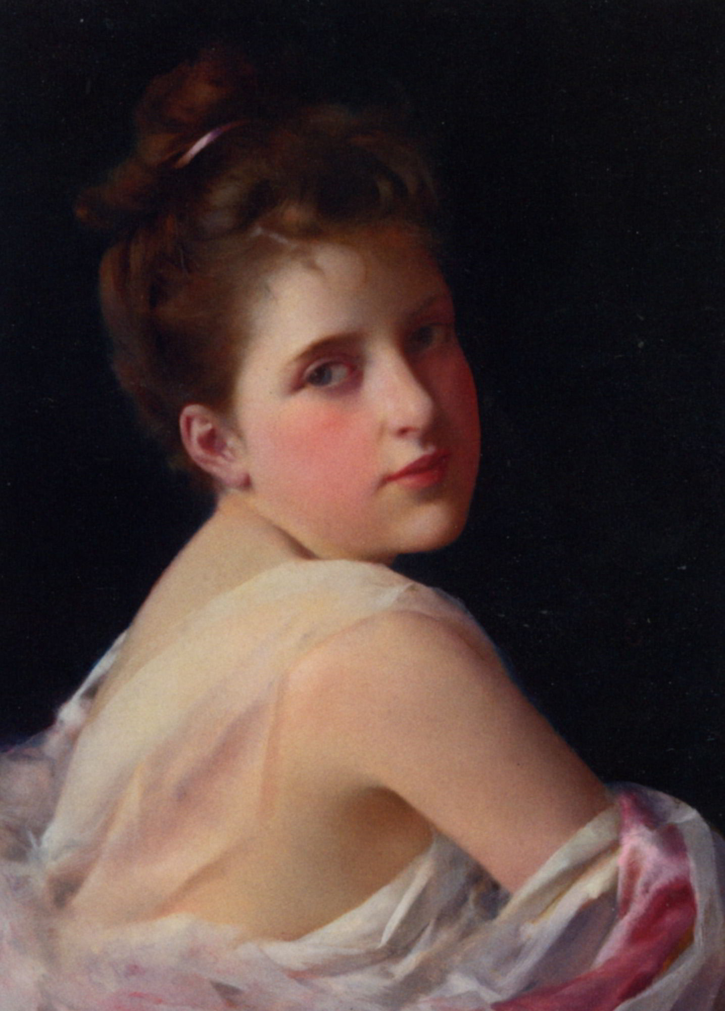 Sweet Seventeen by George Seymour-Portrait Painting