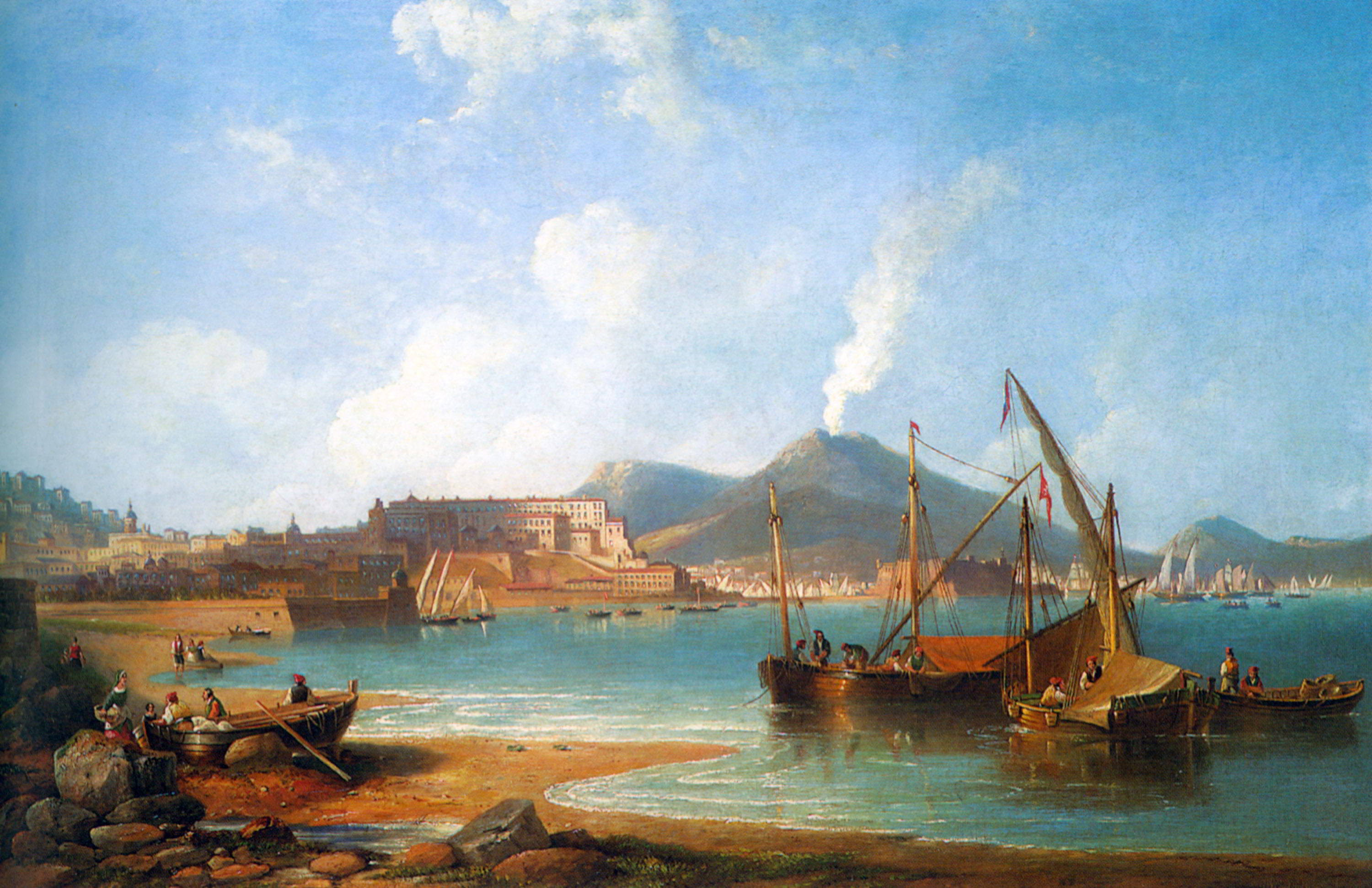 The Bay of Naples by James Wilson Carmichael