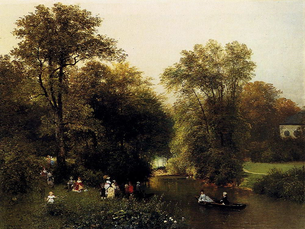 The Boating Party by Robert Danz-Genre Painting